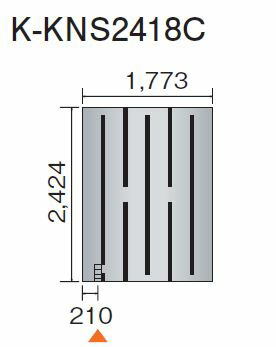 ●ダイキン 床暖房パネル(床材分離型)【K-KNS2418C】ホッとエコ フロアパネル〔EA〕