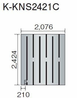 ●ダイキン 床暖房パネル(床材分離型)【K-KNS2421C】ホッとエコ フロアパネル〔EA〕