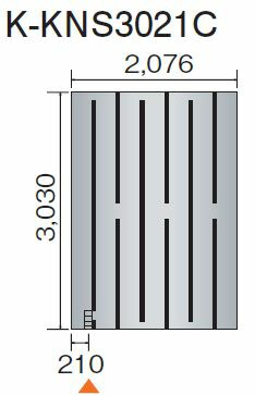 ●ダイキン 床暖房パネル(床材分離型)【K-KNS3021C】ホッとエコ フロアパネル〔EA〕