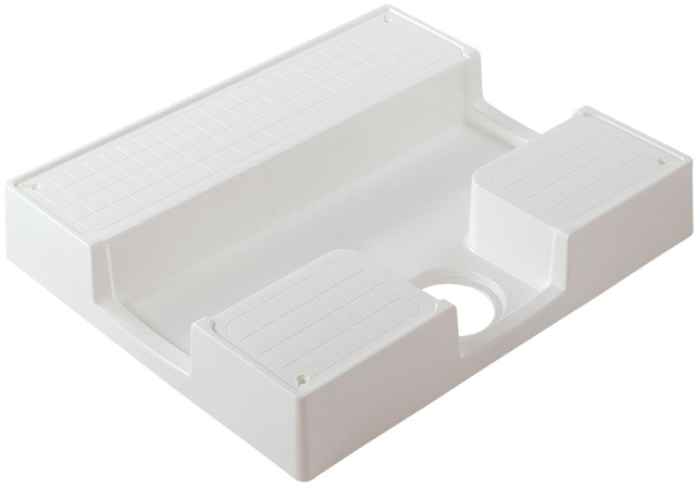 カクダイ【426-410-W】洗濯機用防水パン ホワイト〔GD.C〕