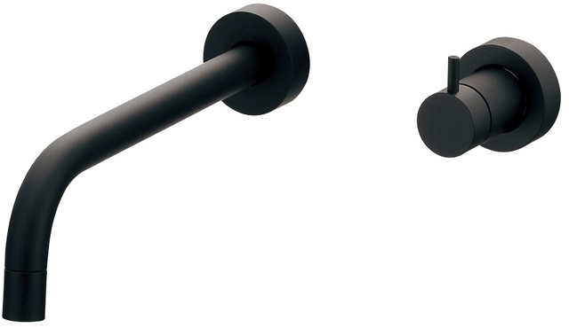◆15時迄出荷OK！カクダイ【722-004-D】壁付水栓 マットブラック はさみ込み 22,609円