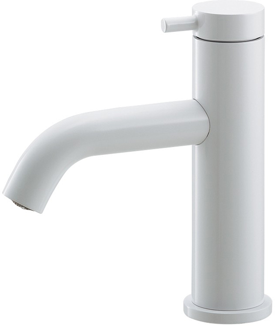 カクダイ【716-253-W】立水栓 ホワイト 洗面〔GB〕