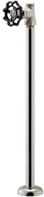 カクダイ【709-609-N】インダストリアル止水栓(アングル形：レトロシルバー)〔GB〕の通販は 6,652円