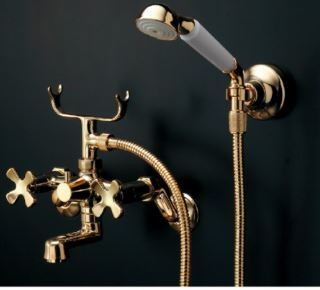 2ハンドルシャワー混合栓 カクダイ 133-505