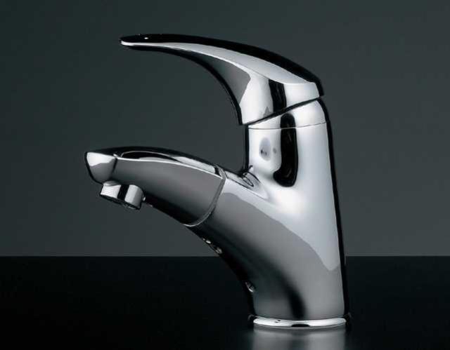 カクダイ【184-003K】シングルレバー引出し混合栓〔GB〕の通販は 27,616円