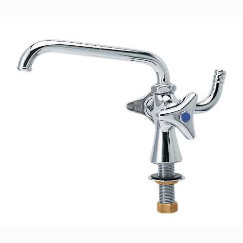 カクダイ【7048】双口立形自在水栓 13〔GB〕