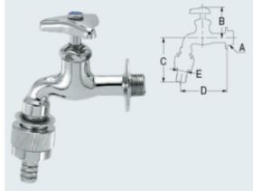 カクダイ【723-001-13】自動接手水栓〔GB〕