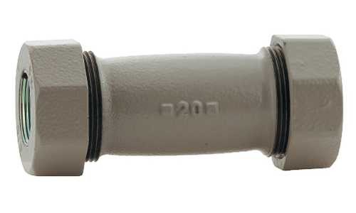 カクダイ【649-832-40】3管兼用ジョイント ロングソケット〔GB〕