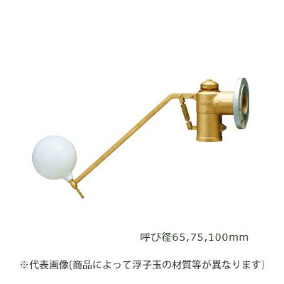 兼工業【FW100(ポリ玉付)】圧力バランス型複式ボールタップ 呼び径100mm〔FG〕の通販は