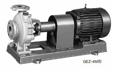 ●川本ポンプ【GEZ805-4ME3.7】50Hz 海水用 ナイロンコーティング 三相200V GEZ-4M形 カワホープ〔GA〕