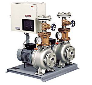 川本ポンプ【KW2-325AE1.1】50Hz 高架水槽用 ポンパー 三相200V KW2形 ステンレス製〔GF〕