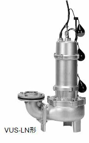 ●川本ポンプ【VUS-505-0.4TLN(着脱タイプ)】50Hz ステンレス製汚物水中ポンプ 4極 三相200V 自動交互内蔵型 VUS形 ボルテックスタイプ〔GF〕