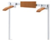 ###INAX/LIXIL【KFC-292K/KB】ライトウッド 肘掛け手すり(床付式・背もたれ付)天然木タイプ パブリック用 受注約3週〔IE〕