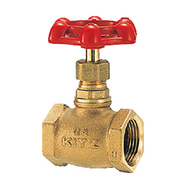 キッツ/KITZ 【QA25A】青銅製 グローブ弁 ねじ込み形 油・タンク用 1inch〔HI〕
