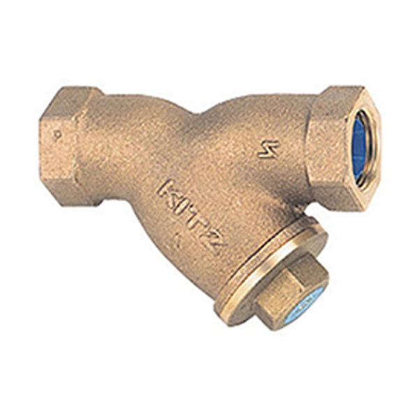 キッツ/KITZ 【YNWK32A】キーパロイ製 管端防食コア付Y形ストレーナ ねじ込み形 給水用 10K 11/4inch〔IE〕