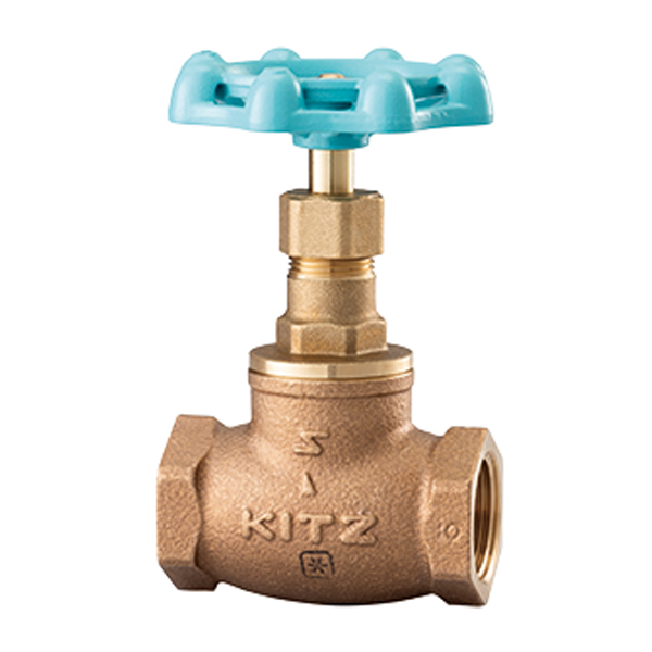キッツ/KITZ 【GN15A】キーパロイ製 グローブ弁 ねじ込み形 水 125型 1/2inch〔HI〕