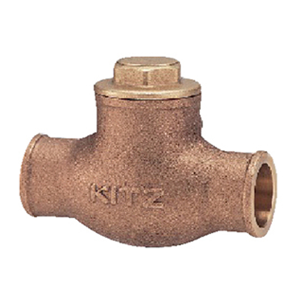 キッツ/KITZ 【CRN40A】キーパロイ製 スイングチャッキ弁 ソルダー形 水 125型 11/2inch〔HI〕