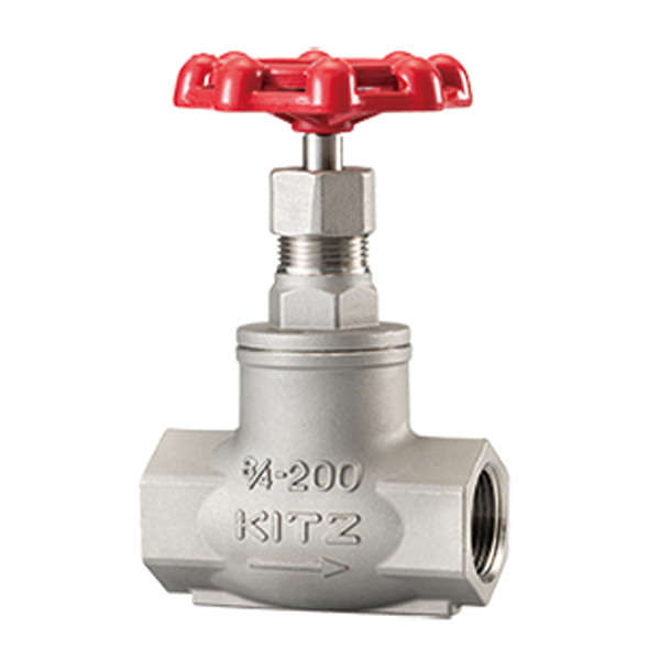 キッツ/KITZ 【UD15A】ステンレス鋼(SCS13A) Bシリーズ グローブ弁 ねじ込み形 10K 1/2inch〔HG〕