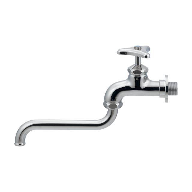 カクダイ 【706-70-2030】長パイプ自在水栓 20×300〔GB〕