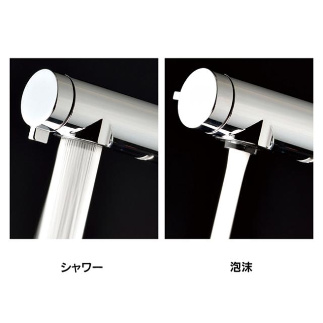 カクダイ シングルレバー引出し混合栓 ダークシルバー〔GB〕 シングルレバー引出し混合栓 185-025-GB(シャンパンゴールド)⁄185