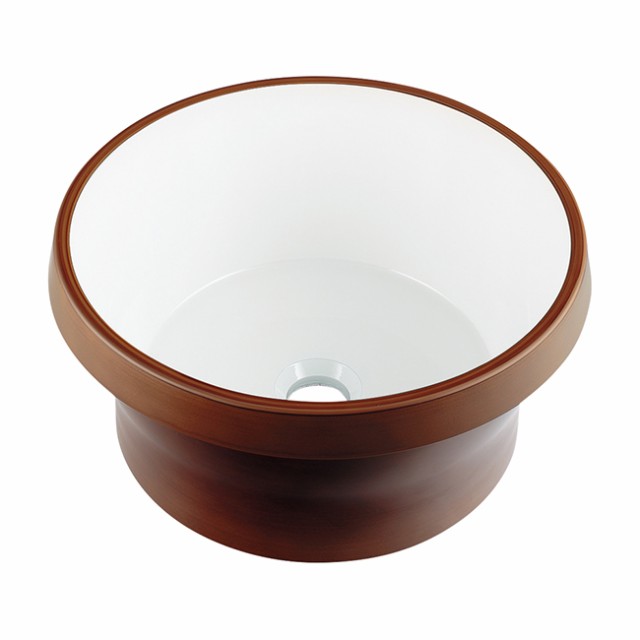 カクダイ 【493-264-DW】丸型手洗器 ココナッツ〔GB〕の通販はトイレ用設備