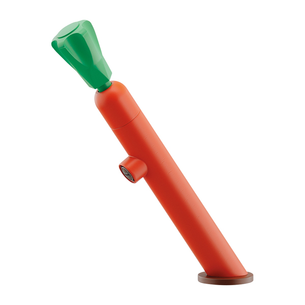 カクダイ 【721-831-YR】単水栓 ベジ水栓 ニンジン ZωO(ゾウ)〔GB〕