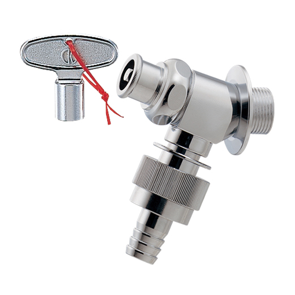 カクダイ 【723-452】共用散水栓(自動接手つき) 呼20水栓〔GB〕