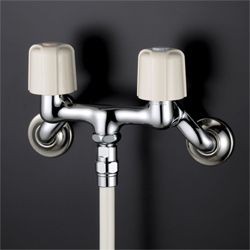 KVK 水栓金具【KM13N2F】2ハンドルシャワー(シャワー専用)〔HB〕