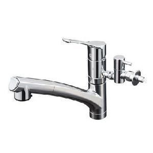 KVK 水栓金具【KM5021ZTTU】 シングルレバー式シャワー付混合栓(寒冷地用)〔HB〕