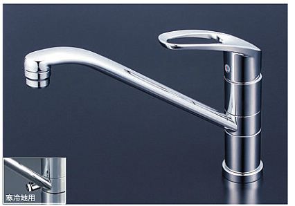 KVK 水栓金具【KM5051T】流し台用シングルレバー式混合栓〔HB〕