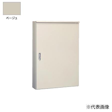 Я河村電器/カワムラ 【SPOG 4060-12D】ベージュ ステンレス製屋外盤用キャビネット SPOG-D 露出形 鉄製基板 片扉 415×600×120mm 水切・防水・パッキン付