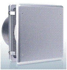 西邦工業【KNBD75C】金網型10メッシュ・フラットカバー付・防火ダンパー付外壁用アルミ製換気口〔HF〕の通販は