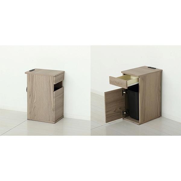 ●⊥クロシオ 【82314】(4954877823148) グレージュ コンセント付ダストボックス 完成品_2