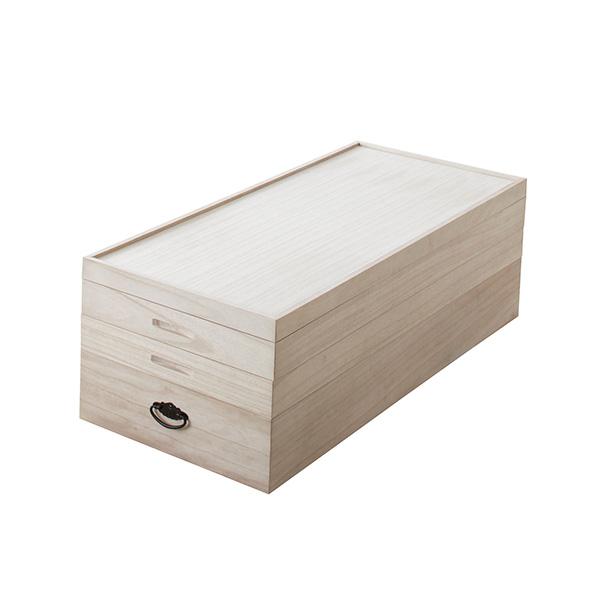 ●⊥クロシオ 【94101】(4954877941019) 総桐衣裳ケース 3段 完成品