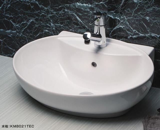 ≧KVK 洗面器【KV880KVC】(洗面器のみ)陶器〔FA〕