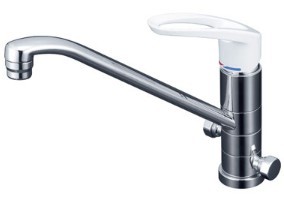 KVK 水栓金具【KM5041Z】シングルレバー式混合栓(寒冷地用)〔HB〕の通販は