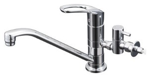 KVK 水栓金具【KM5011ZUTTU】取付穴兼用型・シングルレバー式混合栓(寒冷地用)〔HB〕の通販は