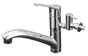 KVK 水栓金具シングルレバー式混合栓〔HB〕 KVK 水栓金具シングルレバー式シャワー付混合栓 寒冷地用〔HB