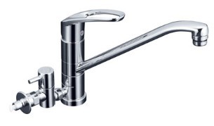 KVK 水栓金具【KM5041ZHTTU】シングルレバー式混合栓(寒冷地用)〔HB〕の通販は