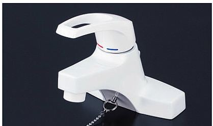 ◆15時迄出荷OK！KVK 水栓金具【KM7014】洗面用シングルレバー式混合栓 ゴム栓付