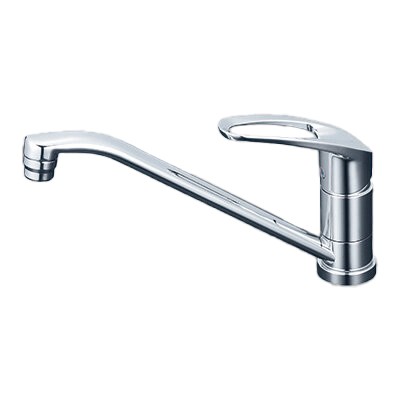KVK 水栓金具【KM5011THS】キッチン水栓 シングル混合栓(撥水) 一般地〔HB〕 17,428円
