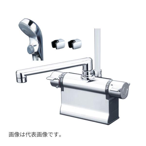 ◆15時迄出荷OK！KVK 水栓金具【KF3011TS2】デッキ形サーモスタット式シャワー 逆止弁付