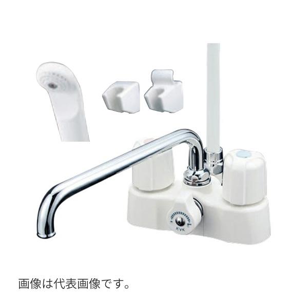 ◆15時迄出荷OK！KVK 水栓金具【KF2008R3】デッキ形2ハンドルシャワー300mmパイプ式