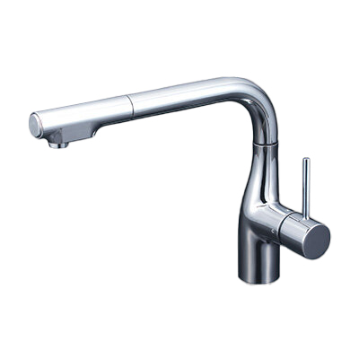 KVK 水栓金具【KM6101ZBECHS】シングルシャワー付混合栓 eレバー ウルトラファインバブル発生器付 寒冷地用〔HB〕 38,360円
