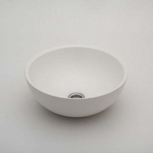 ###リラインス 置き型手洗器【LSM3-MO】(素白) (手洗器のみ) モノクロームシリーズ φ270 受注約3週間〔FD〕