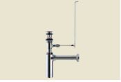 INAX/LIXIL 排水金具【LF-706PAC】(ポップアップ式・呼び径32mm)(排水口カバー付) 壁排水ボトルトラップ 受注約2週〔IE〕
