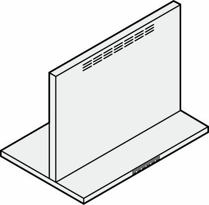 ###LIXIL/サンウェーブレンジフード部材 シルバー ASRシリーズ用金属幕板 間口60cm 高さ70cm用〔FA〕 ○LIXIL⁄サンウェーブ レンジフード 部材RFP-7-665HSIシルバー