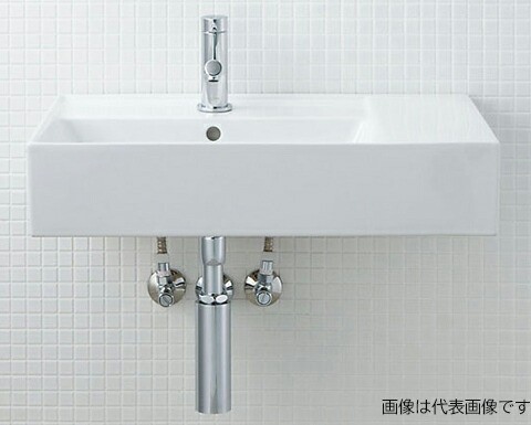 INAX/LIXIL サティス洗面器【YL-A557LTNQ(C)】壁付式 単水栓 床給水 床