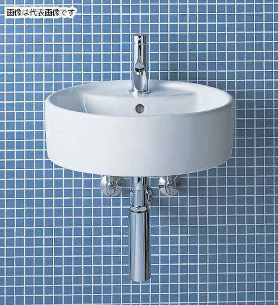 INAX INAX/LIXIL サティス洗面器【YL-A543TNC】壁付式 単水栓 壁給水 壁排水(Pトラップ) 排水口カバーなし 寒冷地〔GA〕 