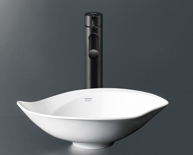 INAX/LIXIL セット品番【L-NB-019/D1+LF-YE340SYHC/SAB】壁給水・床排水(Sトラップ) 手洗器 鳴海製陶シリーズ 390X290 ホワイト